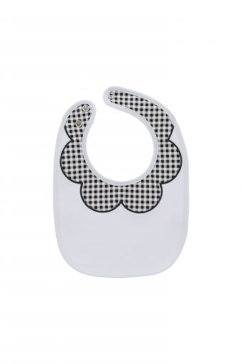 Blacky blaze new born girl cotton bib