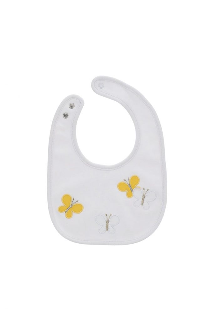 Sunny wild new born girl cotton bib 2
