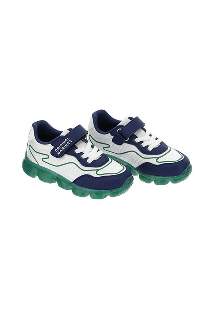 Basico spring baby boy shoe with lights