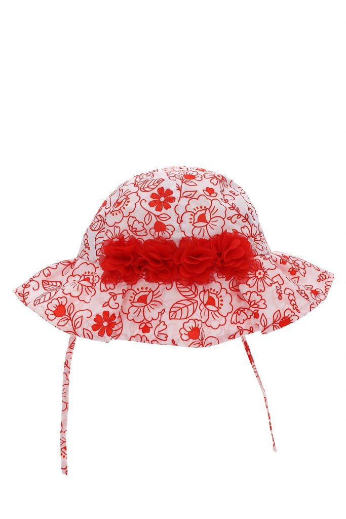 Basico spring baby girl sangallo hat