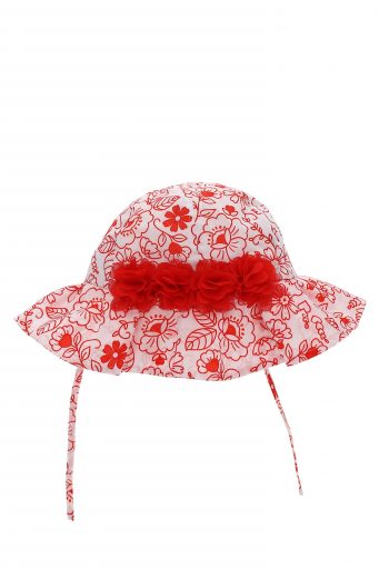 Basico spring baby girl sangallo hat