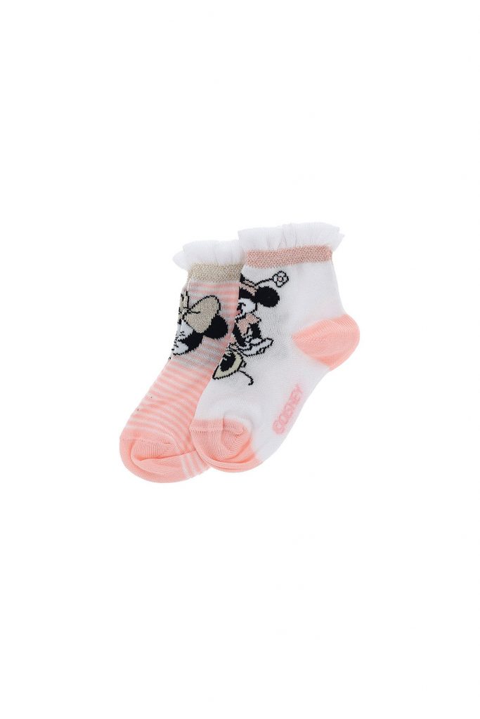 Basico Spring Baby girl Disney Bi-Pack Socks 1