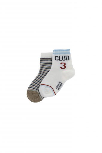 Basico spring baby boy short bi-pack socks