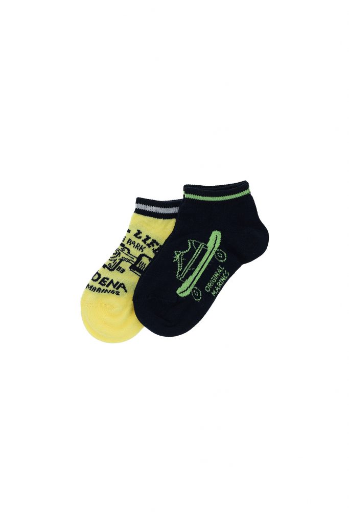 Basico spring boy bi-pack sneakers socks 1