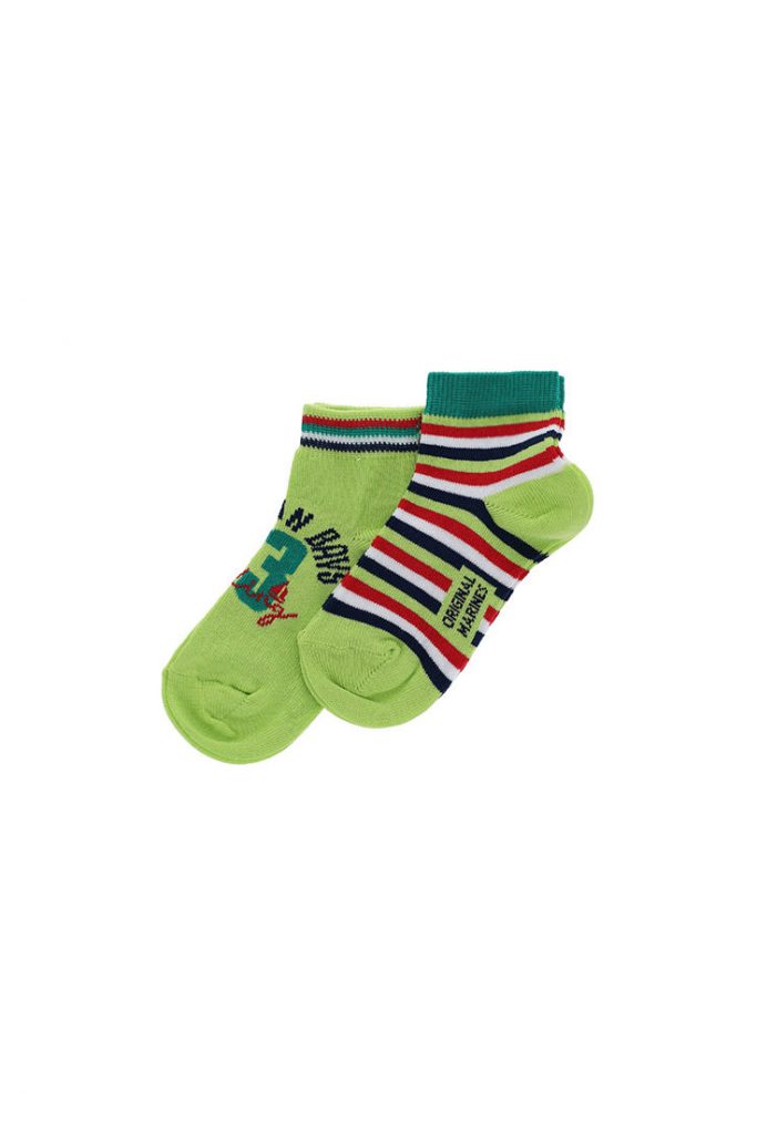 Basico spring boy bi-pack sneakers socks 2