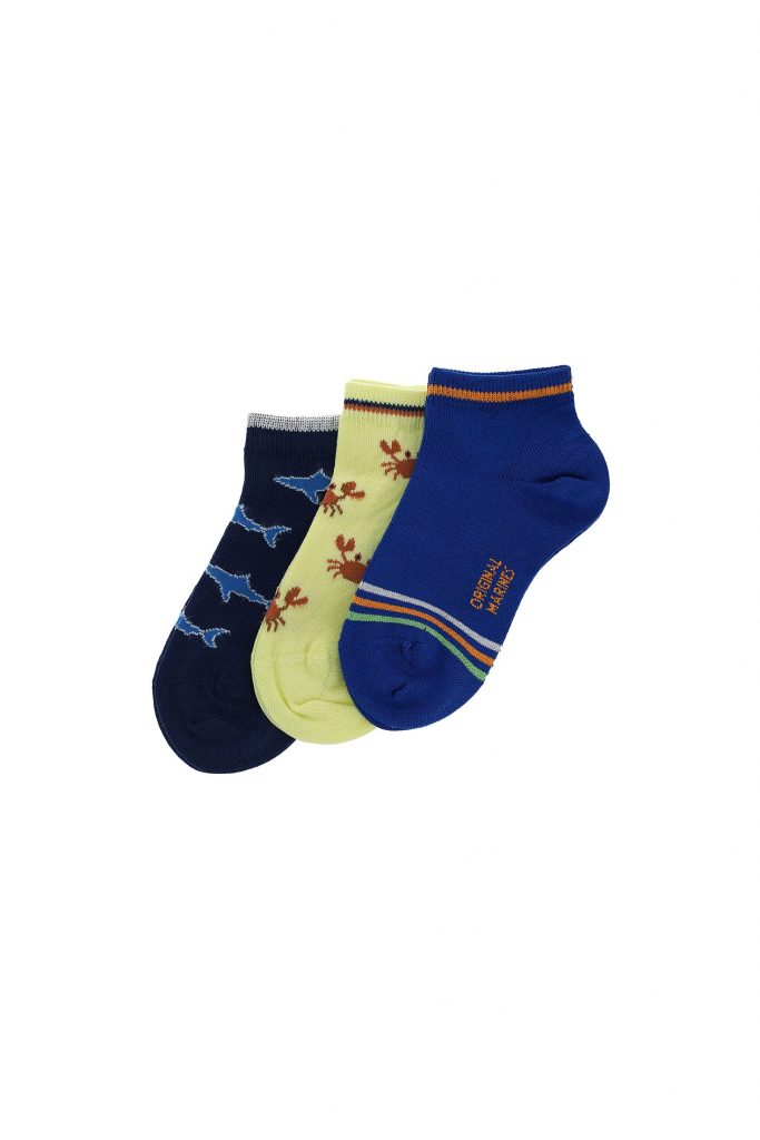 Basico spring boy tri-pack sneakers socks 3