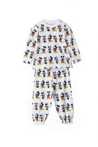 Good night baby girl long pajamas disney minnie&mickey