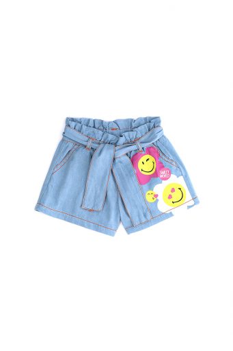 Jolla beach baby girl smiley shorts