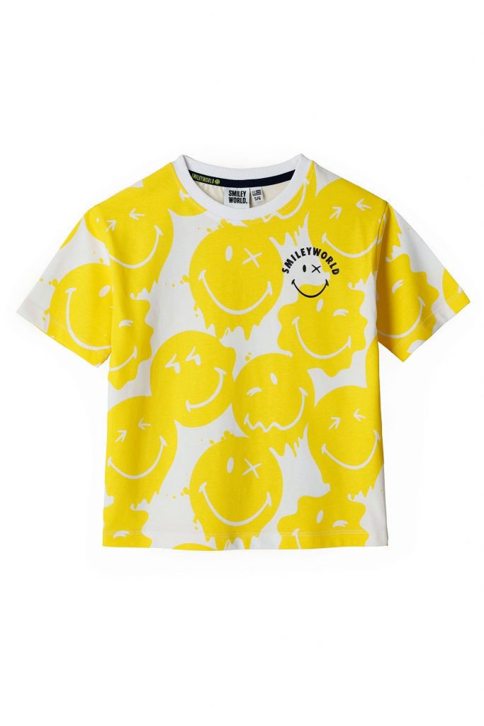 The worker boy smiley t-shirt with prints