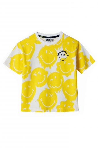 The worker boy smiley t-shirt with prints