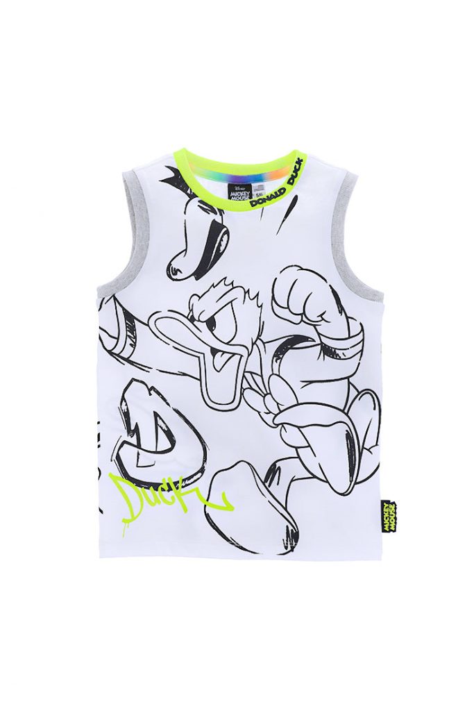 Street sport boy disney tank top in cotton
