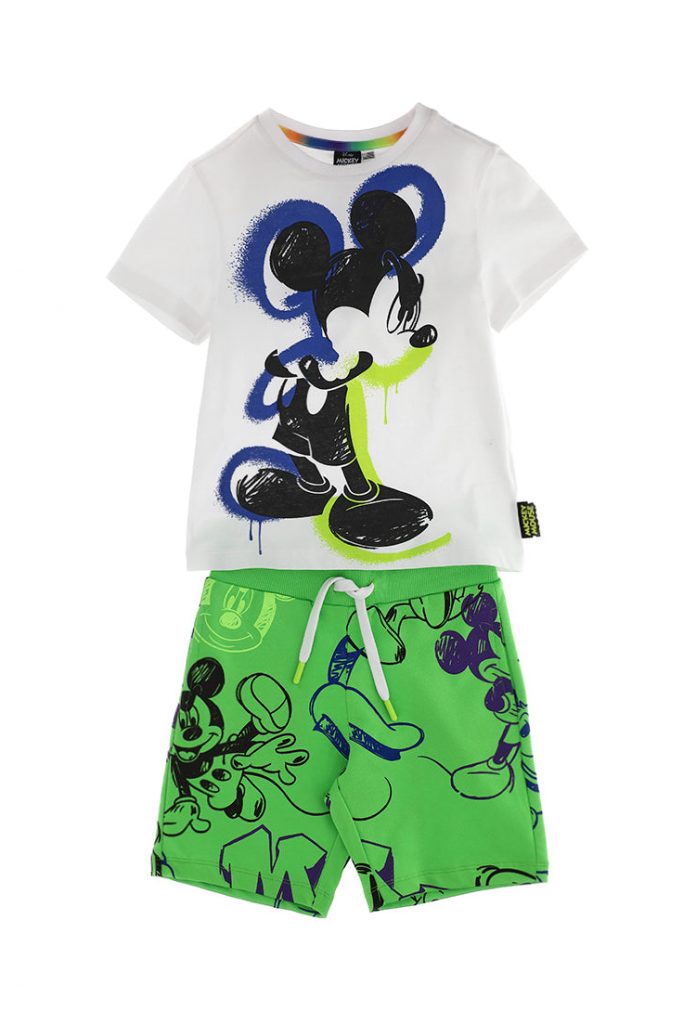 Street sport boy disney t-shirt and shorts set