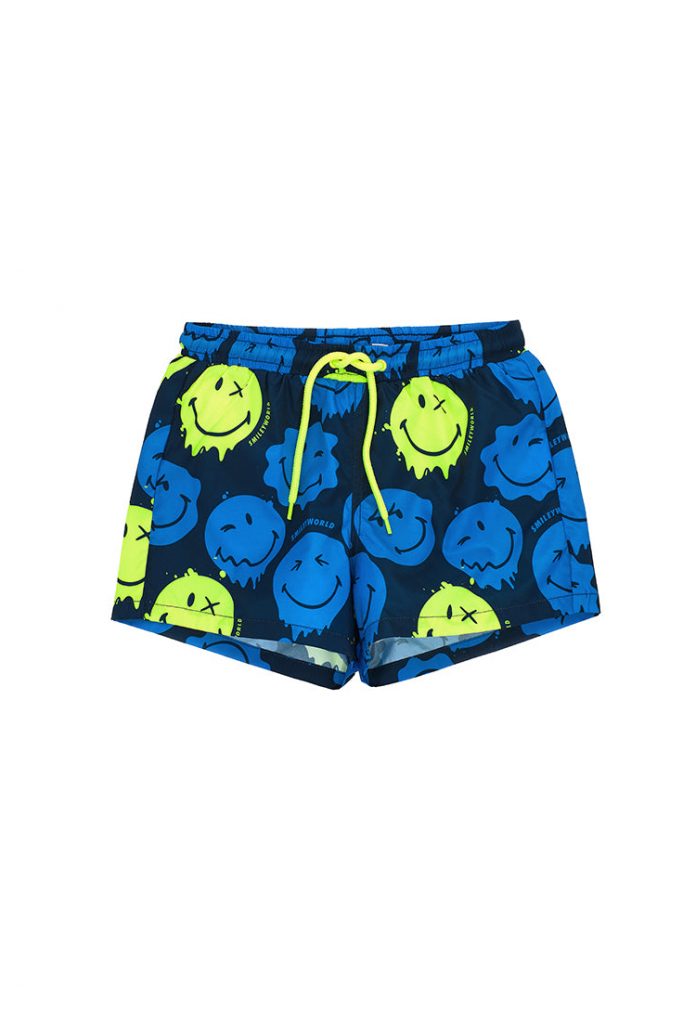 Beachwear boy smiley sea shorts