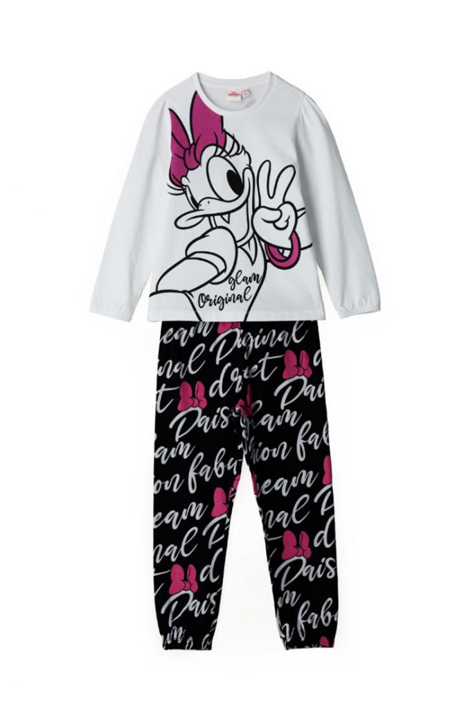 Good night girl long pajamas disney paperina