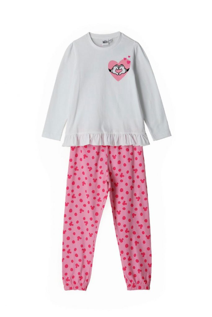 Good night girl disney pajamas minnie & mickey