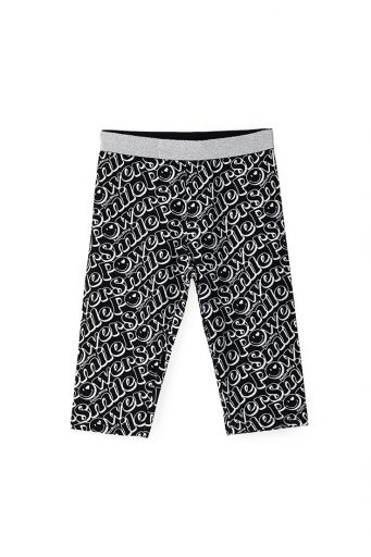 Active girl smiley leggings in cotton