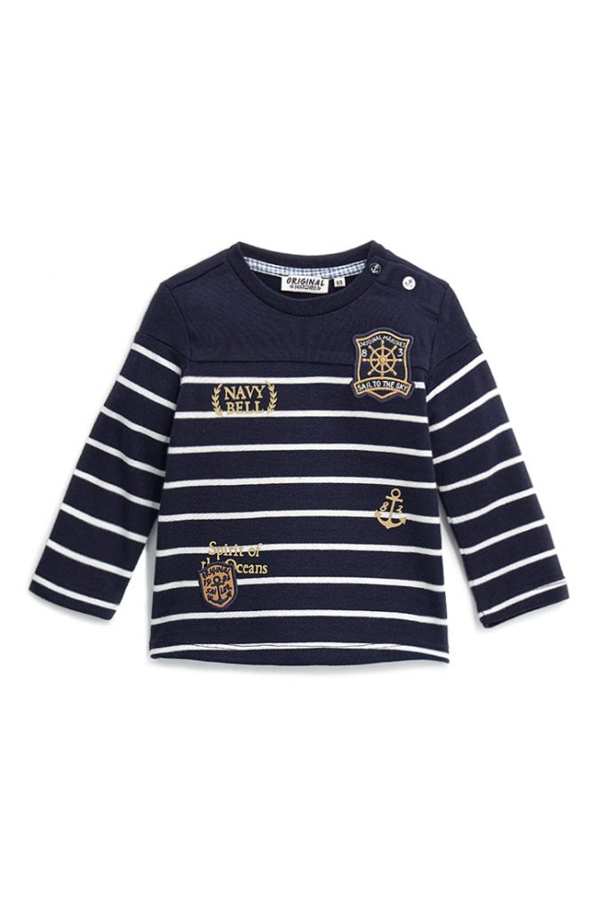 Vip Club Baby boy Striped T-Shirt