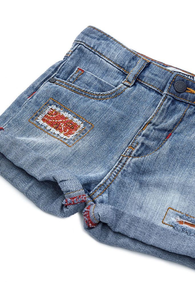 Bahia Match Baby boy Denim Bermuda Shorts
