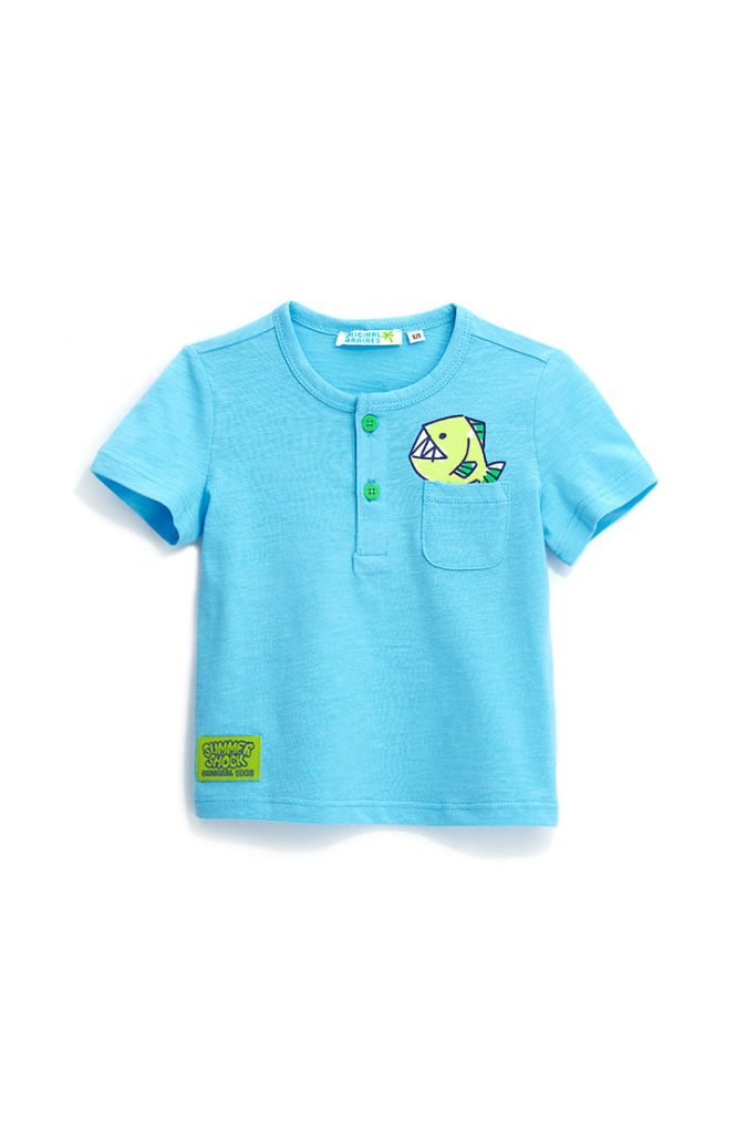 Shark shock baby boy serafino t-shirt