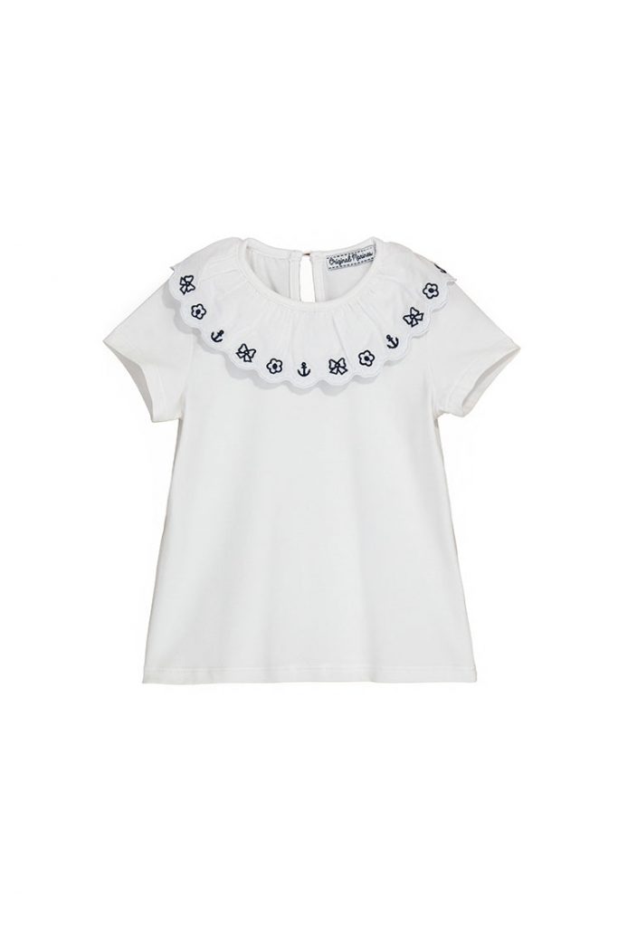 Royal sailor baby girl short sleeve t-shirt 3