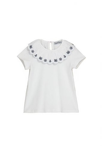 Royal sailor baby girl short sleeve t-shirt 3