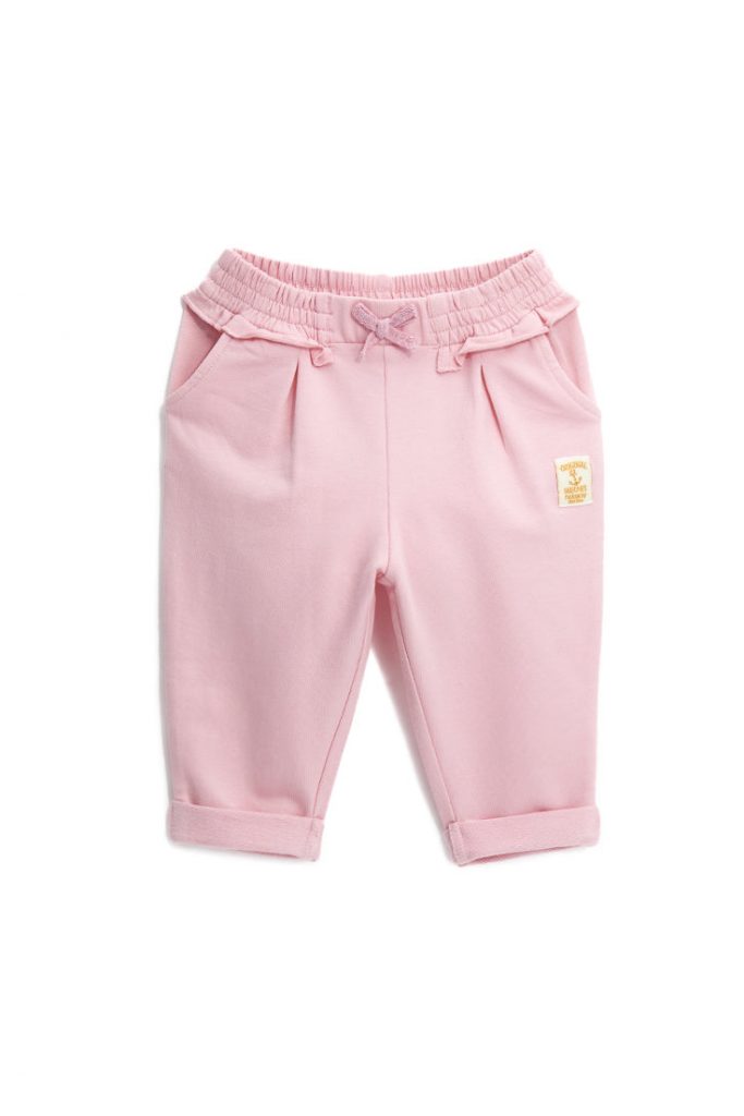 Basico Continuativo Baby girl Trousers With Ruffles