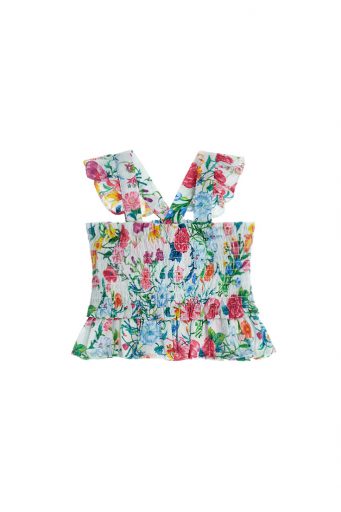 Colorfully baby girl top with print