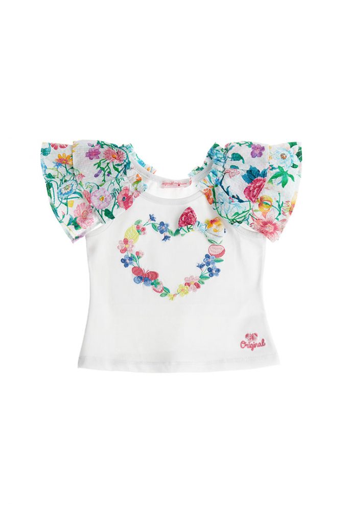 Colorfully baby girl cotton top 1