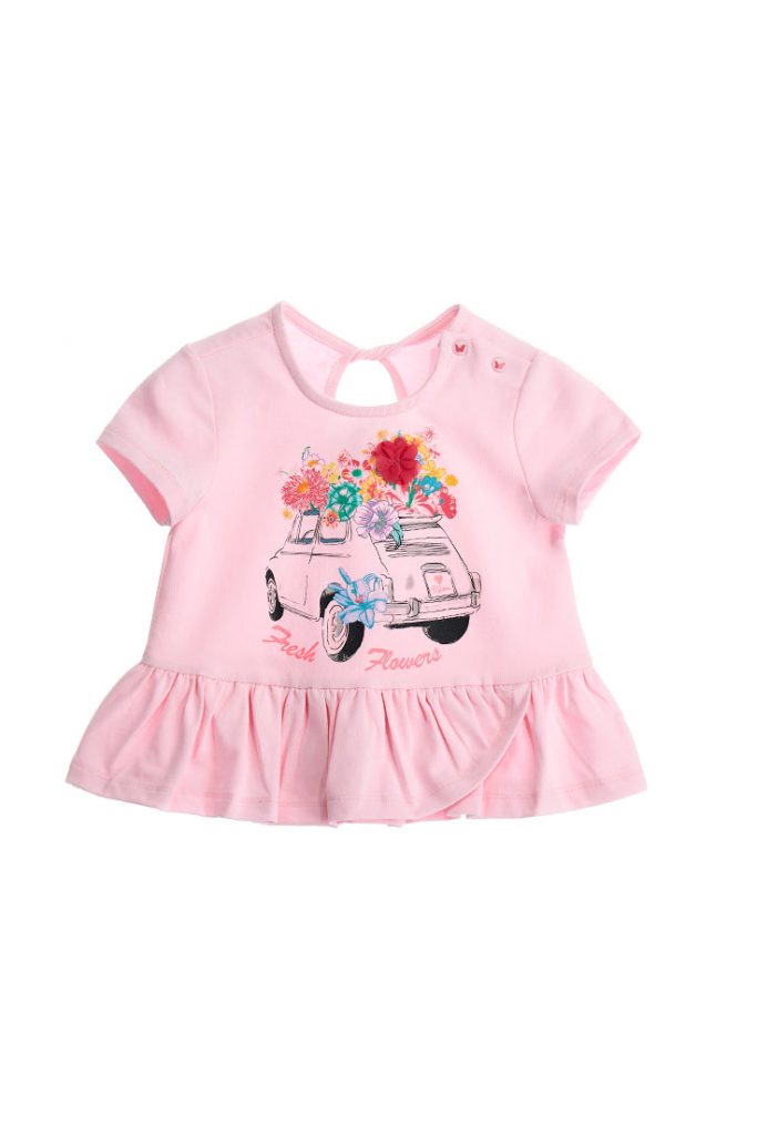 Colorfully baby girl short sleeve t-shirt 19