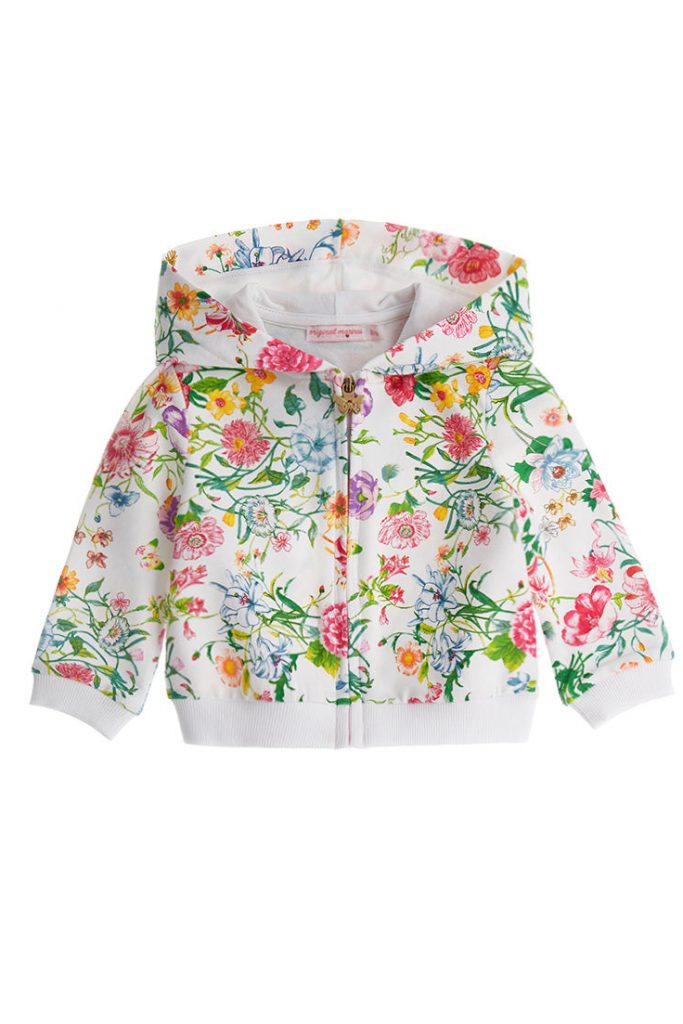 Colorfully baby girl sweatshirt with print