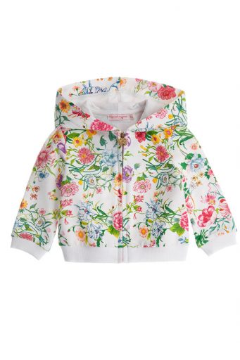 Colorfully baby girl sweatshirt with print