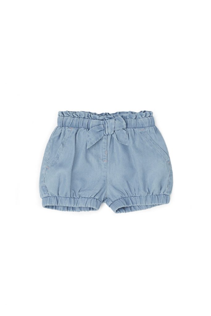 Colorfully baby girl denim bermuda shorts 3