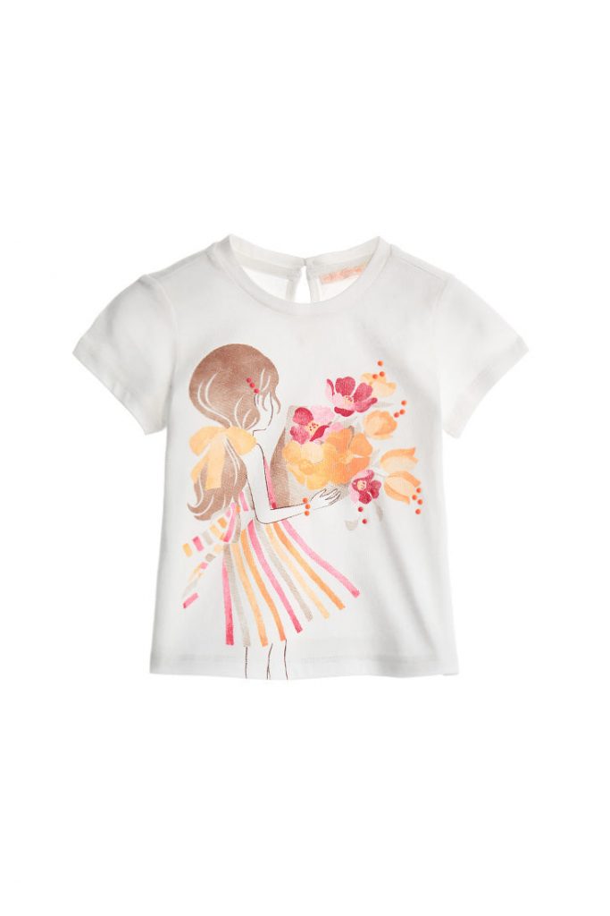 Peach sunrise baby girl t-shirt 10