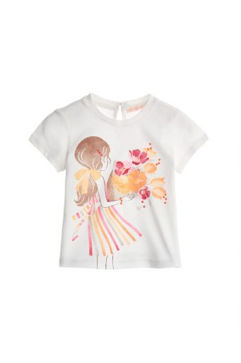Peach sunrise baby girl t-shirt 10