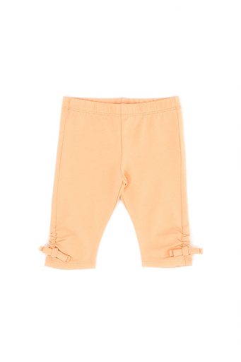 Peach sunrise baby girl cotton leggings 10