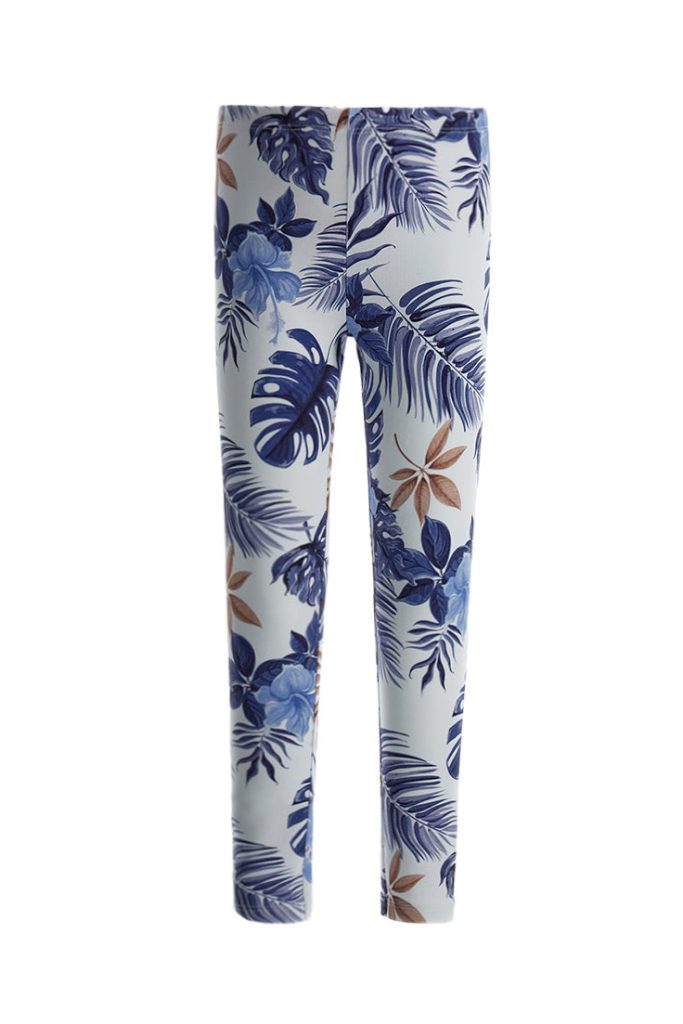 Romantic day girl cotton leggings 4