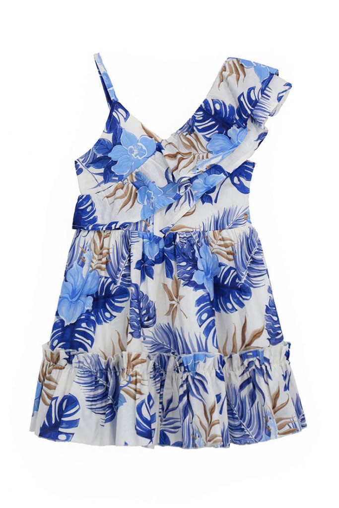 Romantic Day Girl Asymmetric Dress