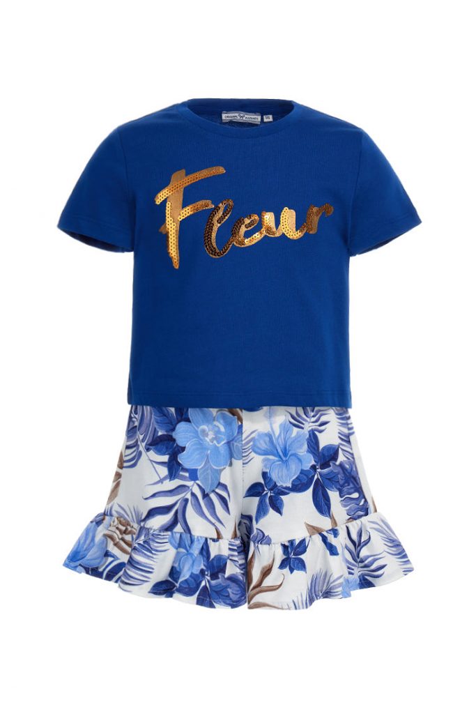 Romantic Day Girl T-Shirt And Shorts Set