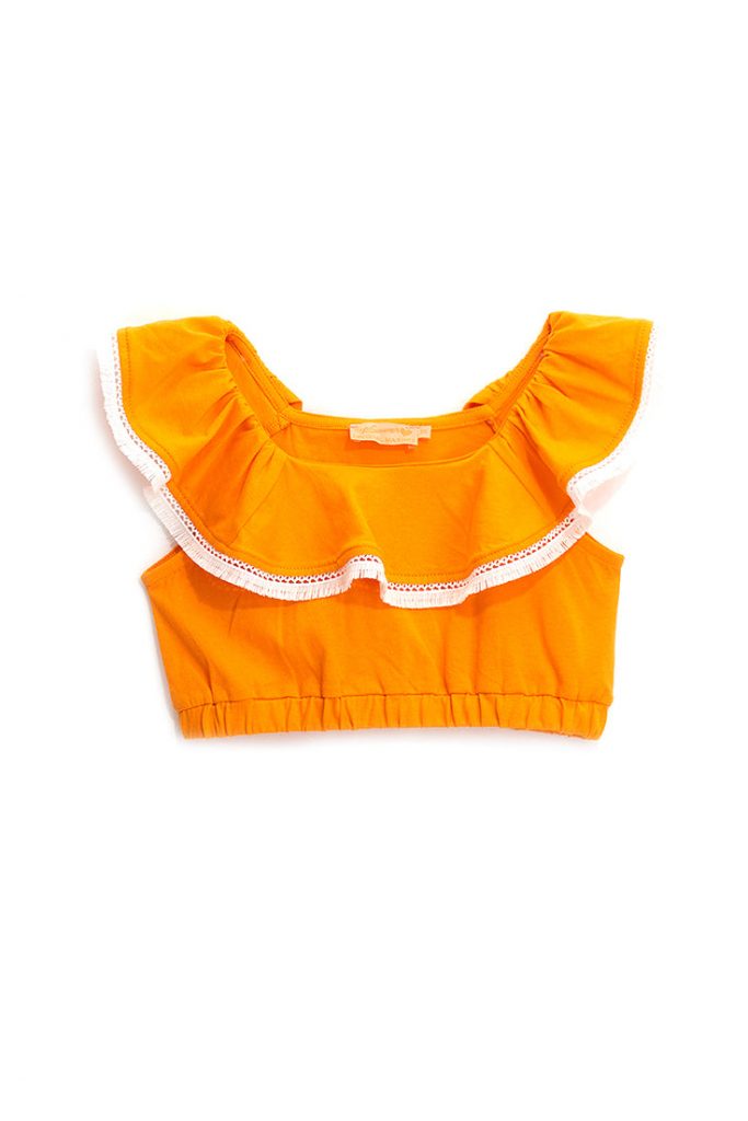 Boho picnic girl cotton top 2