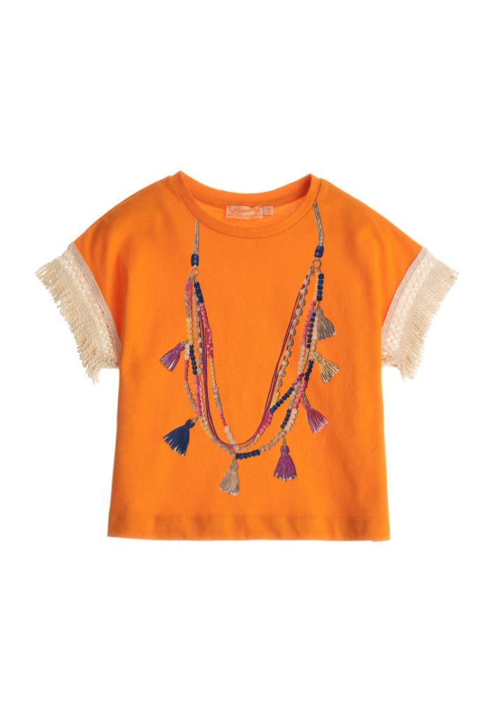 Boho Picnic Girl T-Shirt With Glitter 1
