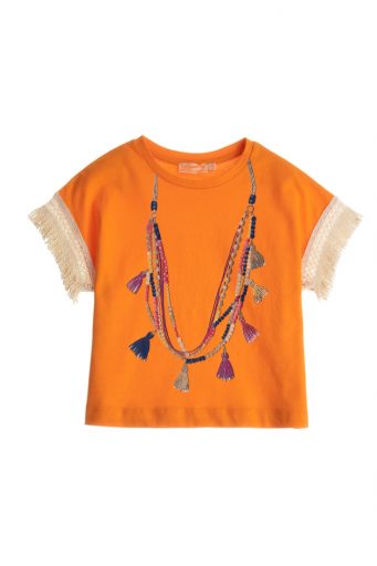 Boho Picnic Girl T-Shirt With Glitter 1