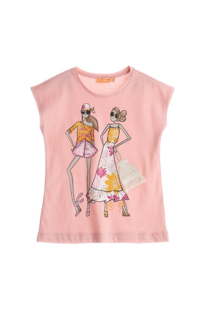 Boho Picnic Girl T-Shirt With Glitter 2