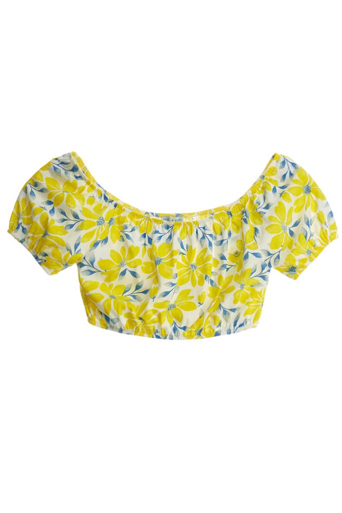 Bright Summer Girl Floral Top