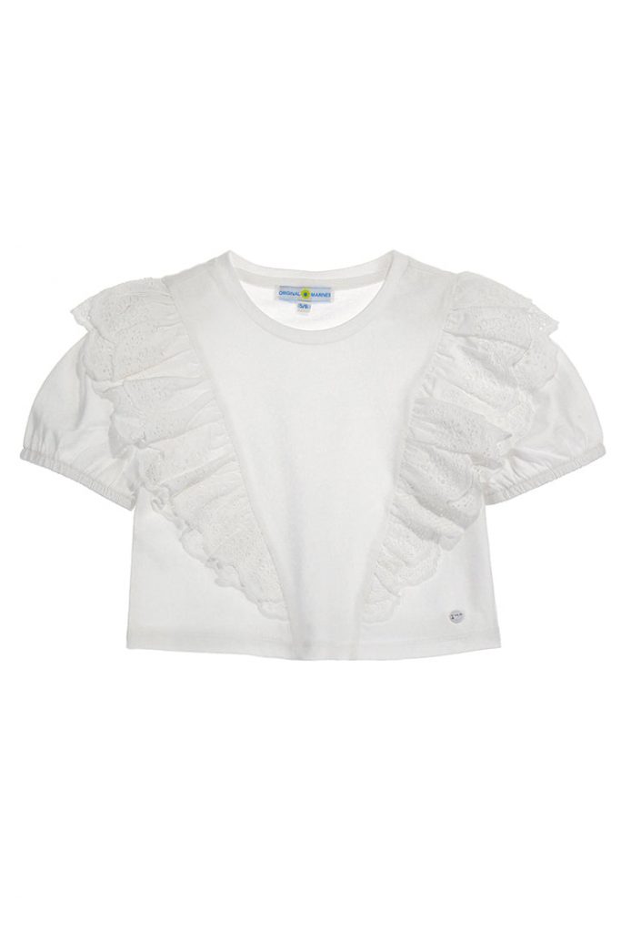 Bright Summer Girl T-Shirt With Ruffles