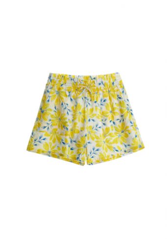 Bright Summer Girl Shorts With Laces