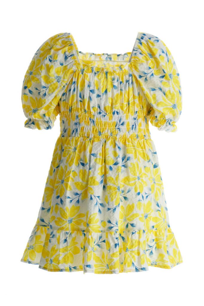 Bright Summer Girl Floral Dress