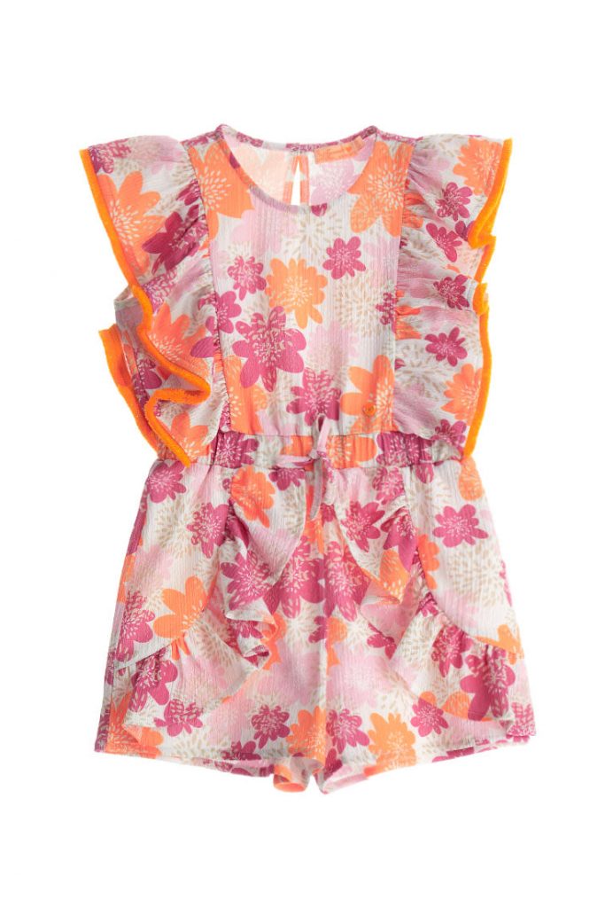 Boho Picnic Girl Inter Tracksuit With Ruffles