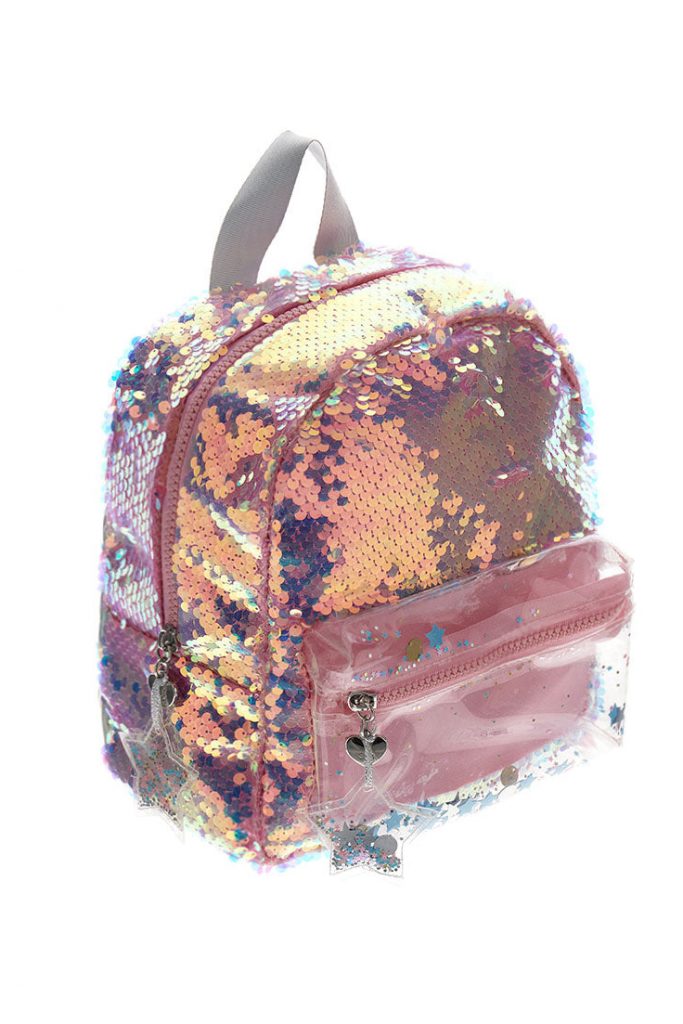 Basico spring girl backpack with sequins