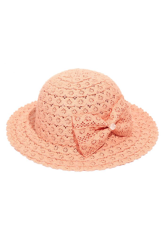 Basico spring baby girl brim hat 2