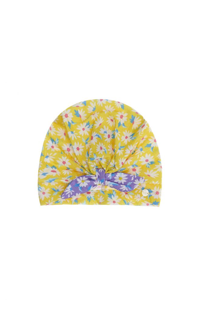 Basico spring baby girl turban hat with bow